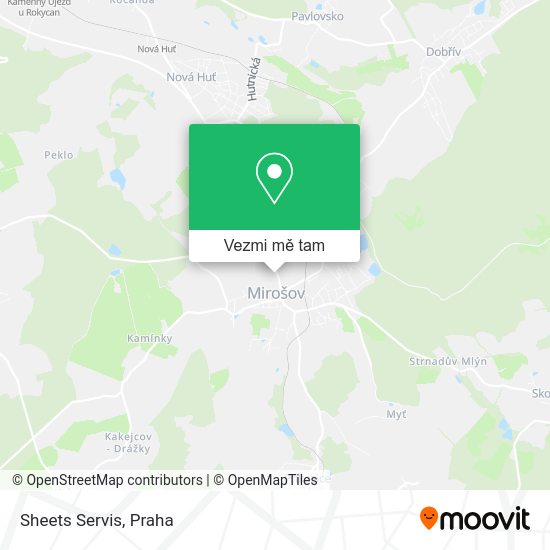 Sheets Servis mapa