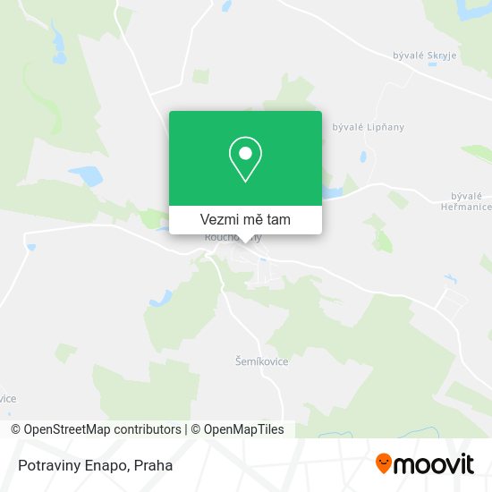 Potraviny Enapo mapa