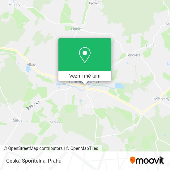 Česká Spořitelna mapa