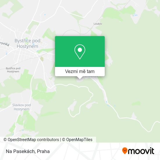 Na Pasekách mapa