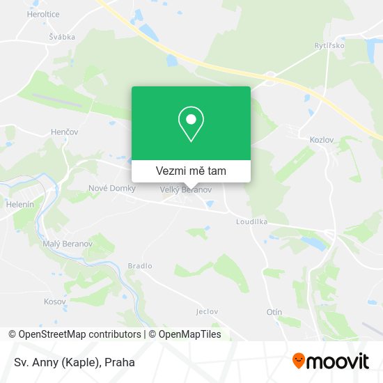 Sv. Anny (Kaple) mapa