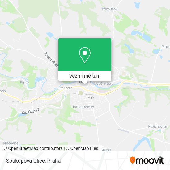 Soukupova Ulice mapa