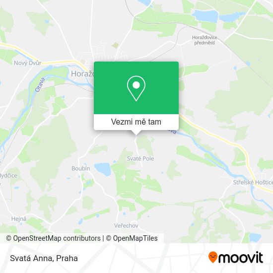 Svatá Anna mapa