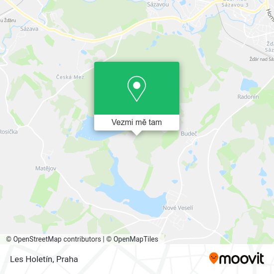 Les Holetín mapa