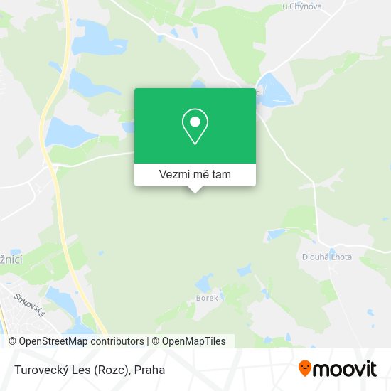 Turovecký Les (Rozc) mapa