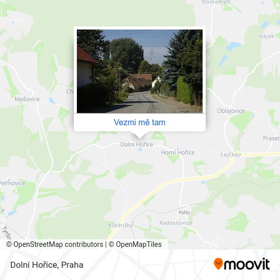 Dolní Hořice mapa