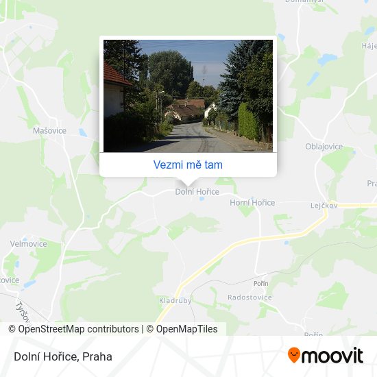 Dolní Hořice mapa