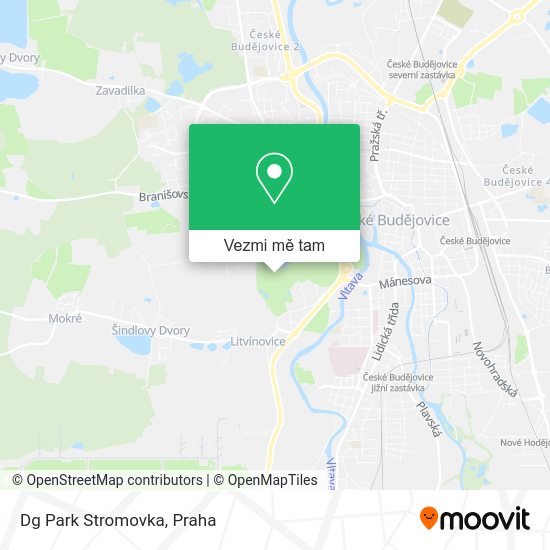 Dg Park Stromovka mapa