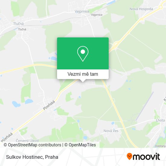 Sulkov Hostinec mapa