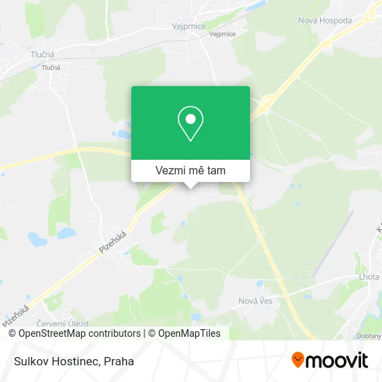 Sulkov Hostinec mapa