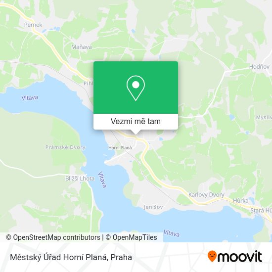 Městský Úřad Horní Planá mapa