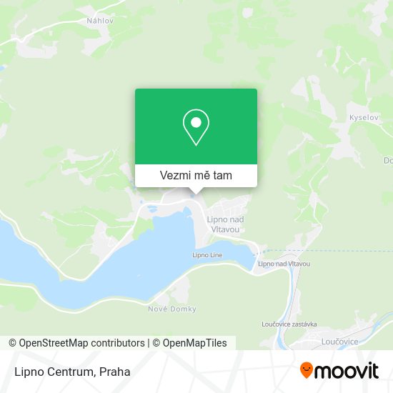 Lipno Centrum mapa