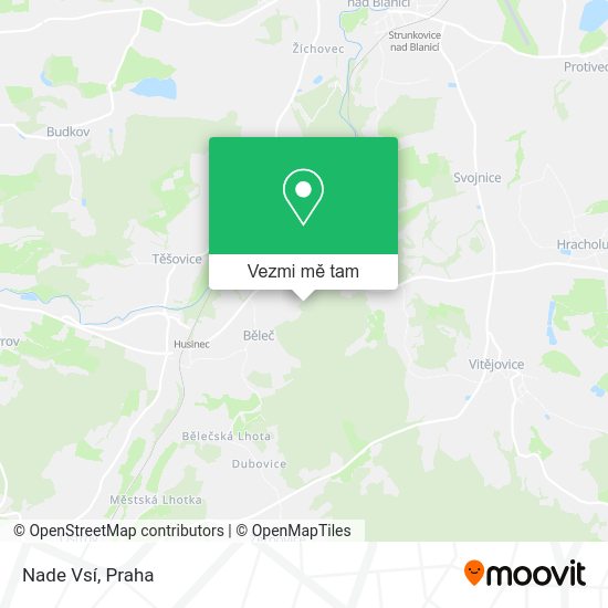 Nade Vsí mapa
