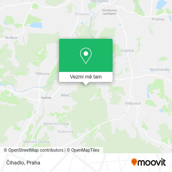 Čihadlo mapa