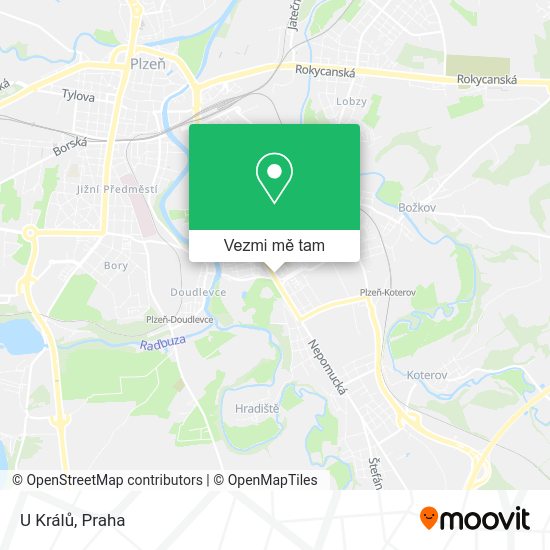 U Králů mapa
