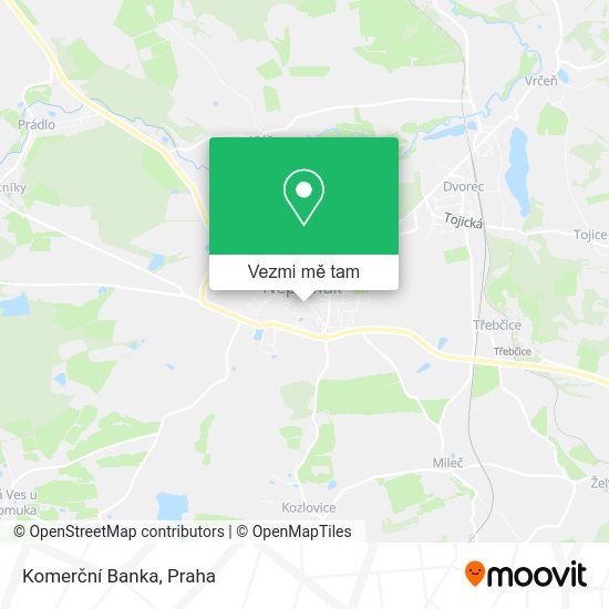 Komerční Banka mapa