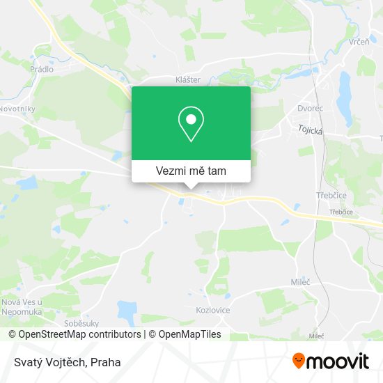 Svatý Vojtěch mapa