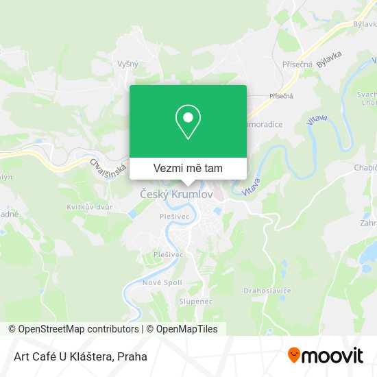 Art Café U Kláštera mapa
