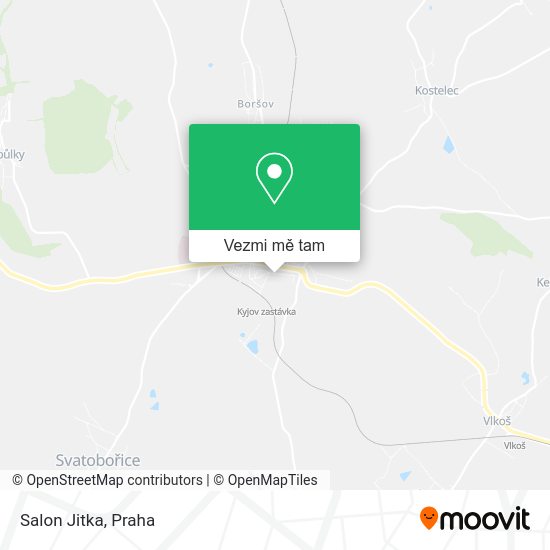 Salon Jitka mapa