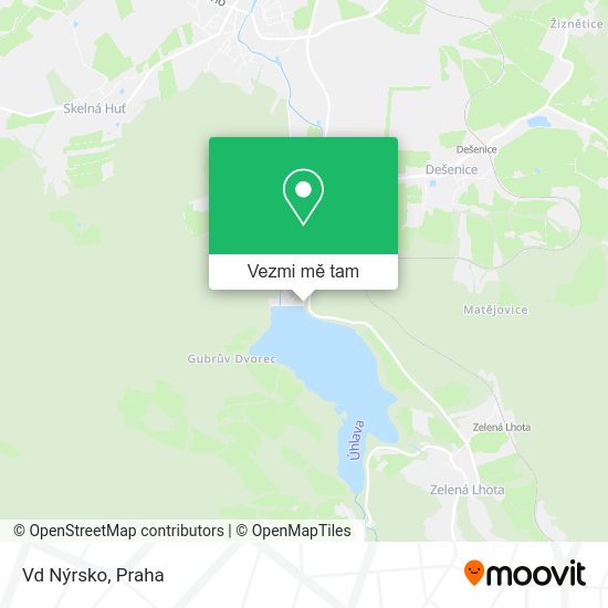 Vd Nýrsko mapa
