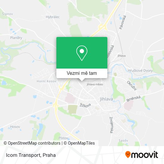 Icom Transport mapa
