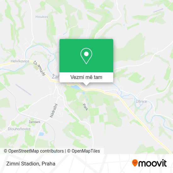 Zimní Stadion mapa