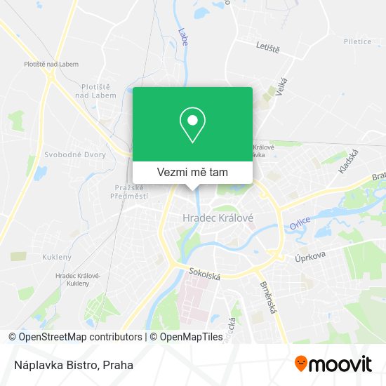 Náplavka Bistro mapa