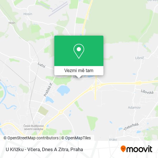 U Křížku - Včera, Dnes A Zítra mapa