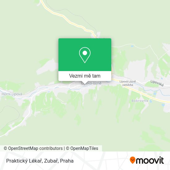 Praktický Lékař, Zubař mapa