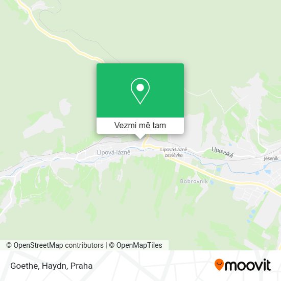Goethe, Haydn mapa