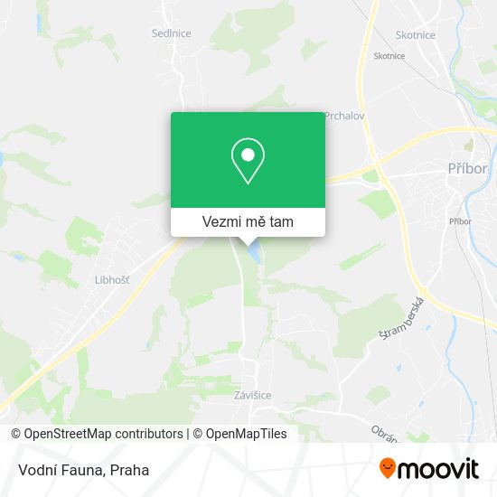 Vodní Fauna mapa