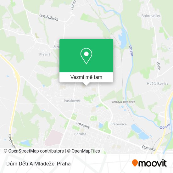 Dům Dětí A Mládeže mapa