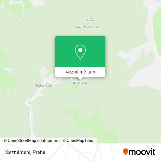 Seznámení mapa