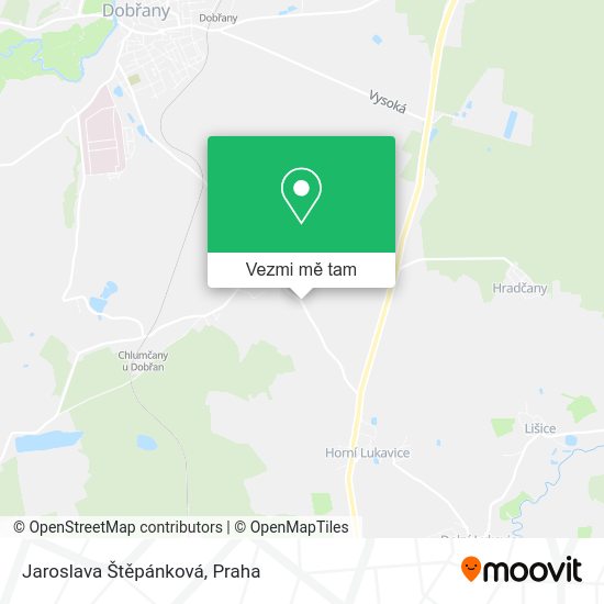 Jaroslava Štěpánková mapa