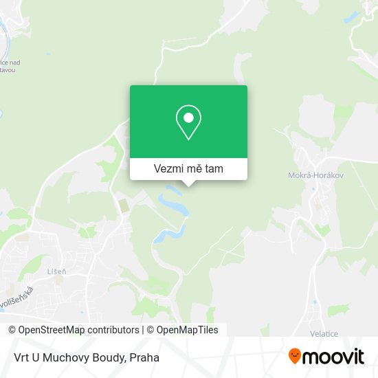 Vrt U Muchovy Boudy mapa