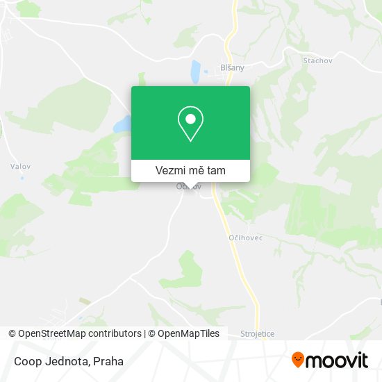 Coop Jednota mapa