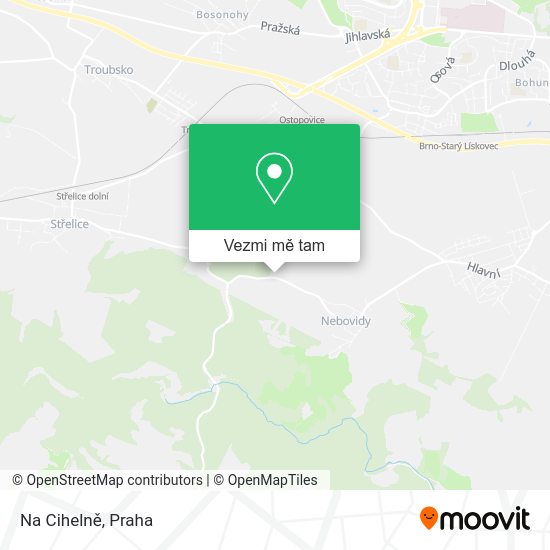 Na Cihelně mapa