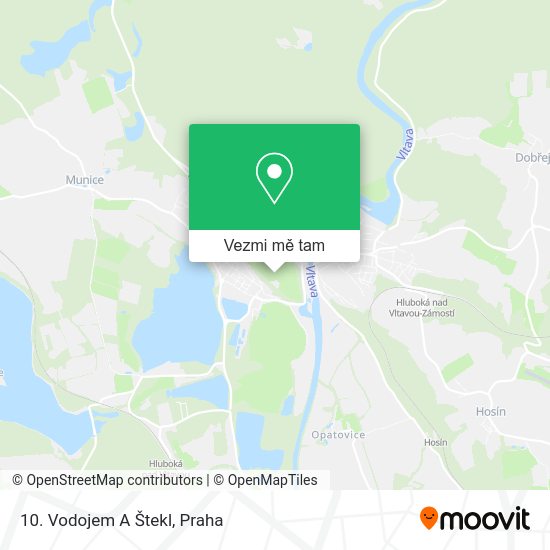 10. Vodojem A Štekl mapa