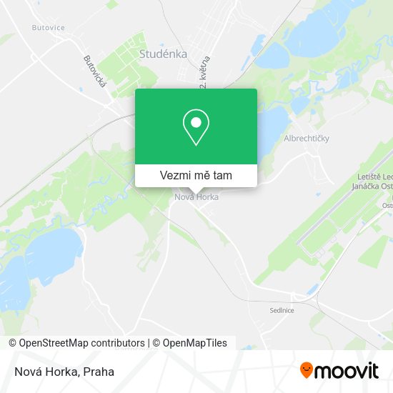 Nová Horka mapa