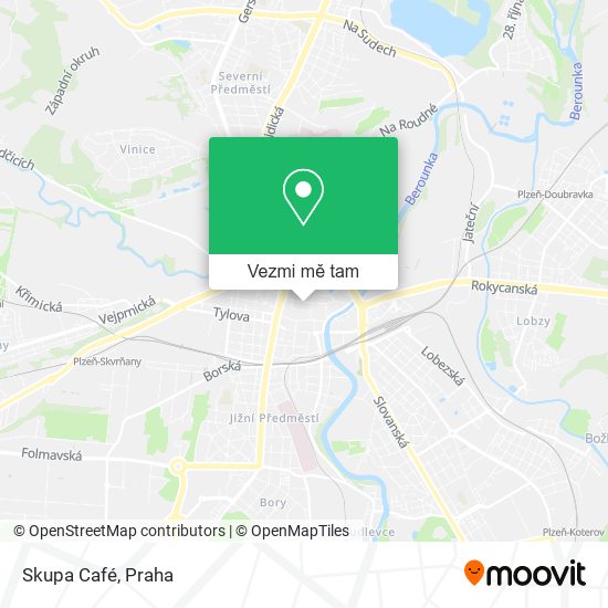 Skupa Café mapa