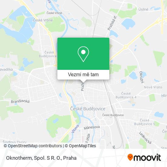 Oknotherm, Spol. S R. O. mapa