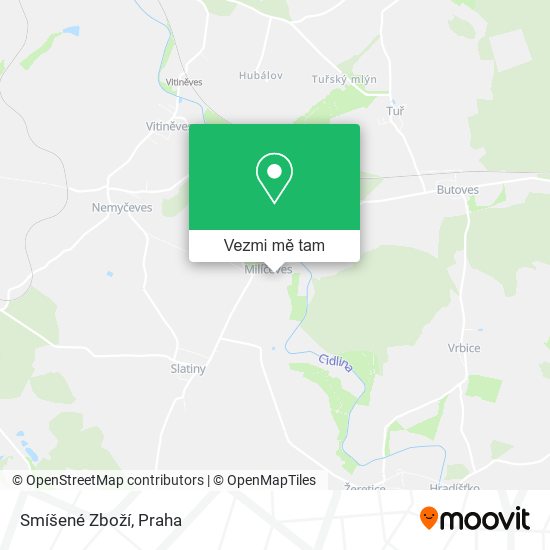 Smíšené Zboží mapa