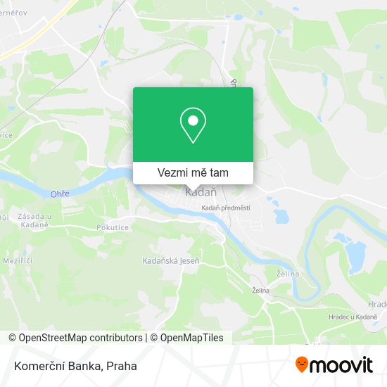 Komerční Banka mapa