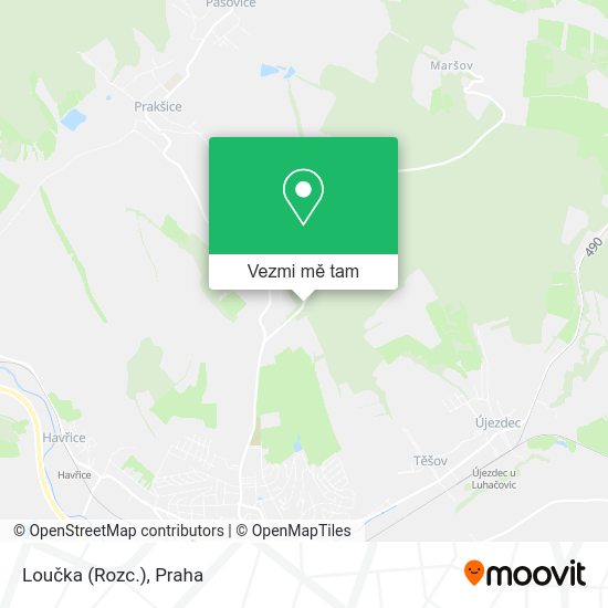 Loučka (Rozc.) mapa