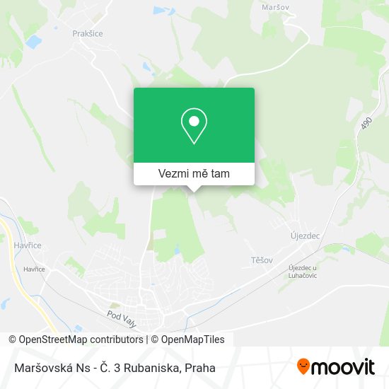 Maršovská Ns - Č. 3 Rubaniska mapa