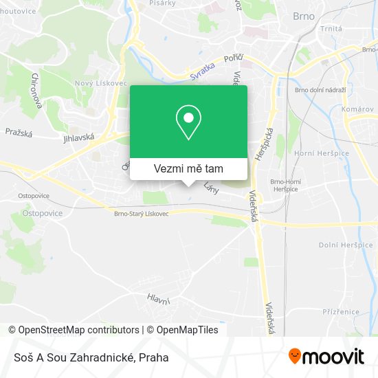 Soš A Sou Zahradnické mapa