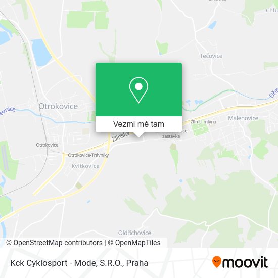 Kck Cyklosport - Mode, S.R.O. mapa