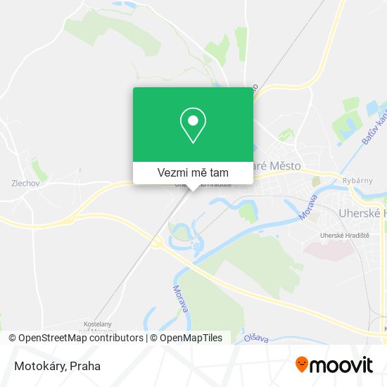 Motokáry mapa