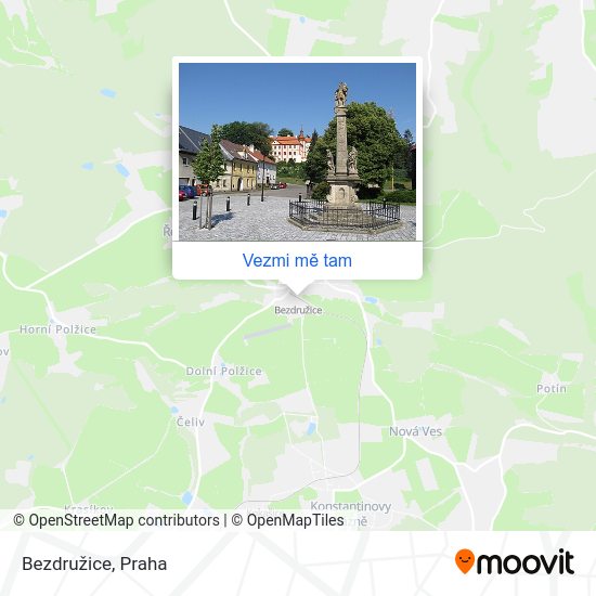 Bezdružice mapa