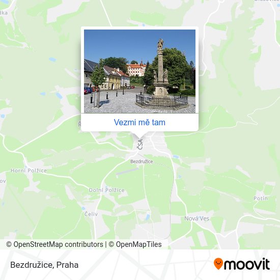 Bezdružice mapa